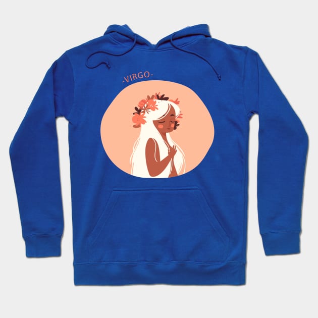 Zodiac Virgo Hoodie by Mako Design 